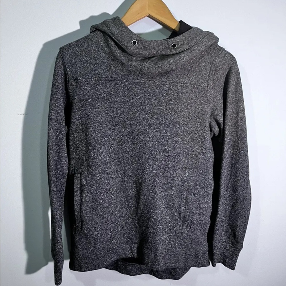 Used women’s lulu lemon gray hooded sweatshirt